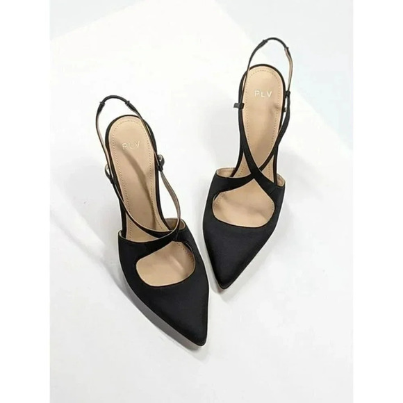 Pour La Victoire Women's Cerry Satin Slingback Heel Pumps Size 10 M (MSRP $245) - Picture 4 of 12